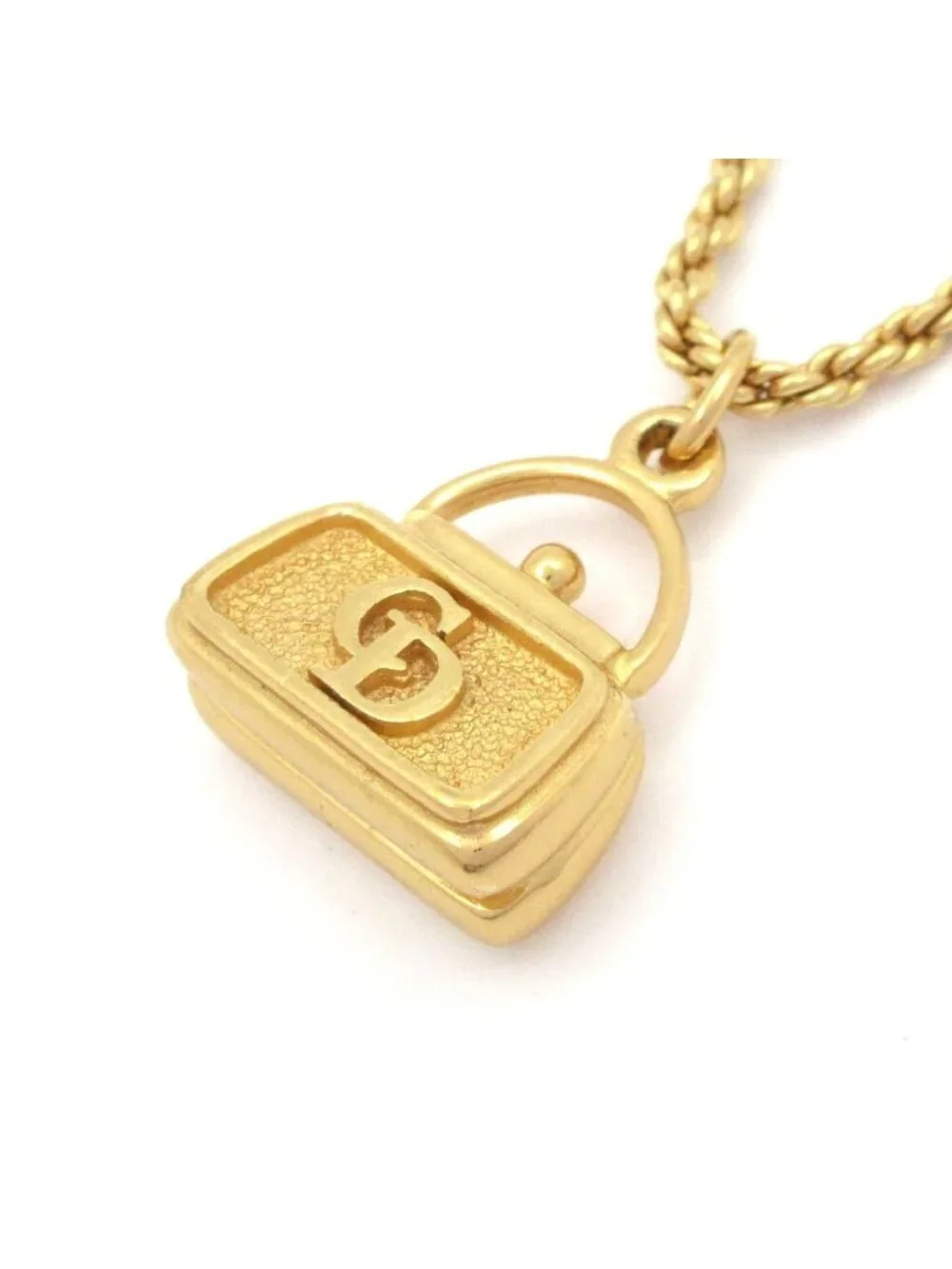 Dior Necklace Gold Bag